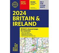 2024 Philip's Road Atlas Britain and Ireland: A4 Paperback