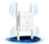 2024 Répéteur WiFi Extérieur Puissant, Extenseur WiFi 300Mbps 2.4GHz avec Port LAN, Amplificateur WiFi Facile à Configurer, Compatible avec Routeurs et Modems
