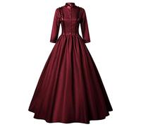 2024 Robe 19eme Siecle Deguisement Sorciere Adulte Femme Costume Kawaii Robe Blanche Soiree Robe AnnéE 80 Robe Courte Femme Grande Taille DéGuisement Halloween Femme Enceinte