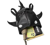 2024 Sac à Dos Requin pour Garçons 3D Sac à Dos Requin Créatif, Le Matériau en Cuir Est Durable Et Imperméable (Noir)