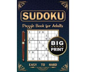 2024 Sudoku Book for Adults: Sudoku Puzzles for Adults Large Print, Easy to Hard with full Solutions.