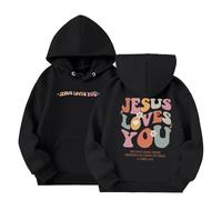 2024 Sweat Capuche pour Filles Plus en Velours Ample Chaud Décontracté Manches Longues Tops Joli Gym Jogging Running Course Survêtement Enfants 5-12 Ans