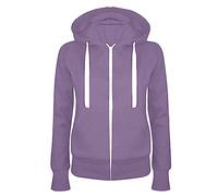 2024 Sweat Zippé Femme à Capuche Sweatshirt en Polaire Manches Longues Veste Casual Couleur Unie Oversize Manteau Pas Cher Y2K Hoodie Grande Taille Streetwear
