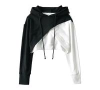 2024 Sweat Zippé Femme - Vintage Délavé Sweat Coton Veste Polaire Blouse Chic et élégant Hoodies Haut à Revers Cardigan Chaud à Capuche Extérieure Entraînement