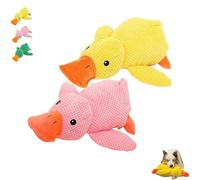 2024 The Mellow Dog Calming Duck, Calming Duck Dog Toy, Emotional Support Duck for Dogs, Dog Toy Duck with Soft Squeaker, Durable Calming Duck Toy for Dogs(F)
