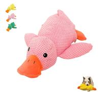 2024 The Mellow Dog Calming Duck, Calming Duck Dog Toy, Emotional Support Duck for Dogs, Dog Toy Duck with Soft Squeaker, Durable Calming Duck Toy for Dogs(B)
