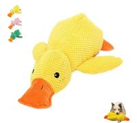 2024 The Mellow Dog Calming Duck, Calming Duck Dog Toy, Emotional Support Duck for Dogs, Dog Toy Duck with Soft Squeaker, Durable Calming Duck Toy for Dogs(A)