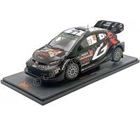 MODÈLE STATIQUE IXO 1/18 TOYOTA YARIS WRC 69 ROVANPERA SAFARI RALLY 2024