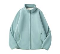 2024 Veste Polaire Femme sans Capuche Zippé Hiver Chaud Chic Veste Sweat Pas Cher Grande Taille Sports Blouson Manteau Vestes Teddy-Polaire Manteaux Et Blousons d'hiver Fille Coat Outercoat