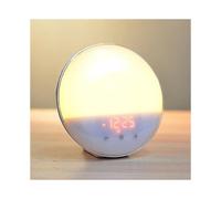 2024 Wake Up Light Alarm Clock with Sunrise And Sunset Simulation, Bedside Night Light, 20 Levels Brightn