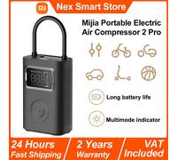 Xiaomi Mijia Compresseur d'air portable 2 / 2D / 2PRO, gonfleur numérique intelligent de détection de pression des pneus, pompe à air électrique portable Air Compressor 2 Pro -version 2024