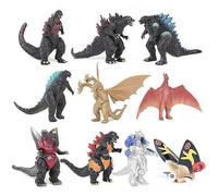 2025 10 ensembles Godzilla Film Monstre Godzilla Vs. Kong Jouet, Raton Mosla Roi Kidora, Dragon a Trois Tetes Puzzle Etoile Poupee Decorations Faites Main Roi De Th