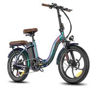 2025 20×3.0pouces 22.5AH E-Bike Vélo pliant électrique Pedelec, vélo pliant électrique 7 vitesses City E-Bikes & E-Hollandräder 25 km/h Nebula Teal