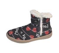 2025 2024/Hiver Noël Imprimé Européen Américaine Grande Taille Bottes Courtes Chaudes avec Velours Talon Compensé Bottines Femmes, BK2., 42 EU