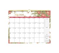 2025-2026 Calendrier De Suspension Murale Twin-boil Binding Monthly Planner 18 Mois À Partir De Juillet 2025 Décembre 2026 Calendrier