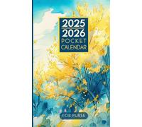 2025-2026 Pocket Planner: A Small 2-Year Monthly Calendar for Your Purse, Keeping You Organized and Stylish | An Elegant 24-Month Appointment Book ... a Beautiful Autumn Garden Watercolor Cover.