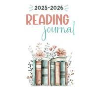 2025-2026 Reading Journal | Book Lover Journal | Monthly Reading Journal | 2 Year Reading Journal