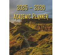 2025-2026 Scotland Academic Planner: Scotland Background | Weekly & Monthly Calendar for Teachers & Students
