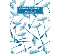 2025-2027 Agenda Mensuel Trois Ans