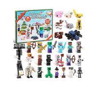 2025 Advent calendar Minecraft, 24 Days Toy Figures Building Blocks Countdown Calendar, Boys Advent Calendar Surprise Gift