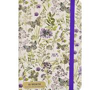 2025 Amethyst Butterflies Weekly Planner (16 months, Sept 2024 to Dec 2025)