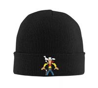 2025 Anime Lucky Luke Tricot Chapeau Bonnets Automne Hiver Chapeaux Chaud Acrylique Mode Dessin animé Daltons Casquettes Hommes Femmes