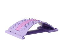 2025 Appareil de massage du dos, améliore l'étirement du dos pour les lombaires inférieurs et supérieurs, soutien lombaire multi-niveaux avec points de massage pour hernie discale, scoliose, 38 x 25 x