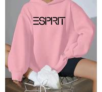 2025 Automne/Hiver Nouveau, Design de logo de marque ESPRIT, sweat-shirt à capuche ample à manches longues épaisses, Chaud et confortable, Convient pour le port quotidien en automne/hiver, la Saint-Va
