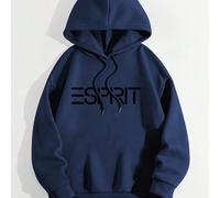 2025 Automne/Hiver Nouveau, Design de logo de marque ESPRIT, sweat-shirt à capuche ample à manches longues épaisses, Chaud et confortable, Convient pour le port quotidien en automne/hiver, la Saint-Va