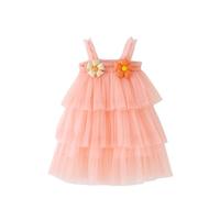 2025 Bébé Fille Robe sans Manches Enfant en Bas Âge Filles Tulle Bretelles Robe Danse Fête Princesse Robes Vêtements Gilet Filles Robes Petite Fille pour La Fête Anniversaire Mariage