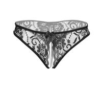 2025 Bragas Pantalons Thong Femmes Mots Slip Charmant Sous-vêtements Culotte Dentelle Lingerie Bretelles, Noir , taille unique
