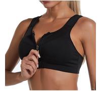 2025 Brassiere Femme Sport Zippée Soutien-Gorge de Sport Devant Dos Nageur avec Coussinets Soutien Élevé sous-vêtements de Sport Femme BrassièRe Sport Femme Brassiere Sport