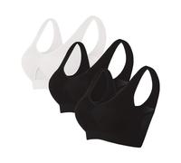 2025 Brassière Sport Femme Lot de 3/5 Soutiens-Gorge de Sport Yoga pour Femmes Grande Taille Pas Cher Brassière Femme sans Armature sous-Vêtements Soutien Moyen Coussinets Amovibles Fitness Yoga