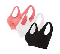 2025 Brassière Sport Femme Lot de 3/5 Soutiens-Gorge de Sport Yoga pour Femmes Grande Taille Pas Cher Brassière Femme sans Armature sous-Vêtements Soutien Moyen Coussinets Amovibles Fitness Yoga