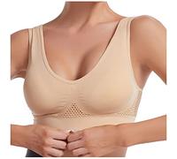 2025 Brassière Sport Femme Soutiens-Gorge de Sport Yoga pour Femme - Respirant Lace Bra Soutien Gorge - Coussinets Amovibles Fitness Yoga Pas Cher Grande Taille Brassière