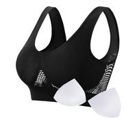 2025 Brassiere Sport Femme Soutiens-Gorge Sport Yoga Vest Brassiere Femme avec Coussinets Amovibles sous-Vêtements de Sport S-5XL, Soutiens-Gorge de Sport pour Fitness Jogging Yoga Course