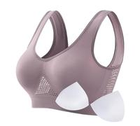 2025 Brassiere Sport Femme Soutiens-Gorge Sport Yoga Vest Brassiere Femme avec Coussinets Amovibles sous-Vêtements de Sport S-5XL, Soutiens-Gorge de Sport pour Fitness Jogging Yoga Course