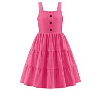 2025 Cadeau Fille Robe de Princesse Manches Courtes Robes Enfants Filles été Princesse Col en Rond pour Anniversaire Formel fête Mariage Baptême Demoiselle d'honneur Communion 3-12 ans