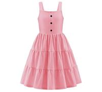 2025 Cadeau Fille Robe de Princesse Manches Courtes Robes Enfants Filles été Princesse Col en Rond pour Anniversaire Formel fête Mariage Baptême Demoiselle d'honneur Communion 3-12 ans