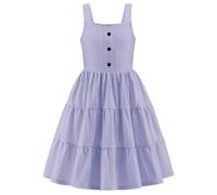 2025 Cadeau Fille Robe de Princesse Manches Courtes Robes Enfants Filles été Princesse Col en Rond pour Anniversaire Formel fête Mariage Baptême Demoiselle d'honneur Communion 3-12 ans