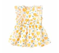 2025 Cadeau Fille Robe Ete Enfant Robe de Princesse Robes Soiree pour La Fête Anniversaire Loisirs de Fête Pas Cher Swing Robe Filles Chic et Elegant Léger Fluide Robes Mariage Ceremonie 3-14 Ans