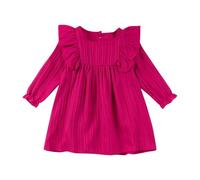 2025 Cadeau Robe Fille Printemps Ete Loisirs de Fête Pas Cher Swing Robe Filles Chic et Elegant Léger Fluide Vetement Robes de Fête Anniversaire Soirée Cocktail Dress 0-6 Ans