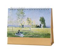 2025 Calendrier De Bureau Peinture Aquarelle 2025 Tablette Table PAD Avec Notes Note Calendrier Bureau D'espace D'objectif Mensuel