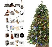 2025 Calendrier De L'Avent De Noël Pour Amateurs De Musique | Décoration 2D En Acrylique 24 Jours - Calendrier De Compte À Rebours Avec Éléments Musicaux - Pour Maison Arbre De Noël Voiture Fenêtre Ca