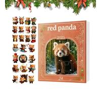 2025 Calendrier De L'Avent Raton Laveur - 2D Decoration D'Ornement En Acrylique | 24 Jours Calendrier De Compte À Rebours Ornements Animaux - Pour Arbre De Noël Famille Amis Fête De Vacances