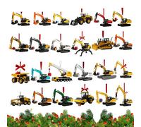 2025 Calendrier Du Compte À Rebours De Noël-Collection D'ornements, Pelles Bulldozer Dump Trucks Miniatures, Métal Dureux En Métal, Calendrier De L'Avent Pour Hommes, Femmes, |