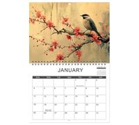 2025 Calendrier mural, calendrier mural annuel | Calendrier esthétique,Produits d'organisation et de planification de la gueule pour rédiger des notes, des idées, rendez-vous