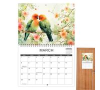 2025 Calendrier mural, calendrier mural annuel | Calendrier hebdomadaire du planificateur,Organisateur de planificateur de famille Hangable pour rédiger des notes, des idées, rendez-vous, réun