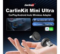 2025 CarlinKit Mini Ultra 3 CarPlay Android auto adaptateur sans fil pour mise à niveau de infotainment de voiture BT 5.4GHz Wifi 5.8GHz mise à niveau OTA MINI ULTRA 3