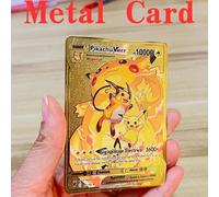2025 Cartes Pokémon espagnoles en métal, lettres Pokémon en espagnol, cartes en fer. Mewtwo, Pikachu GX, Charizard VMAX, Cartas Pokémon VMAX Fiche S-1,Feuille Z-1,D-1,feuille A-1,Feuille L-1,Feuille H